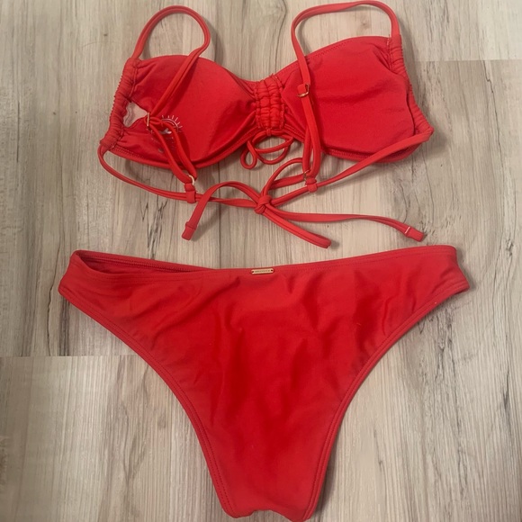 Hollister Red Bikini Size XS - Picture 2 of 4